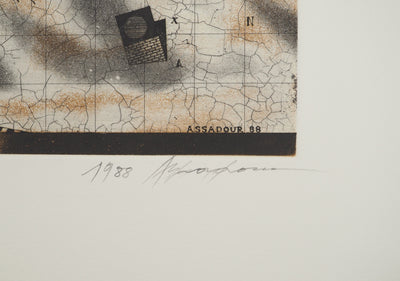 ASSADOUR : Pétrifications, Gravure originale (photo de détail 6) - Crédit photo : Galerie Art.Paris