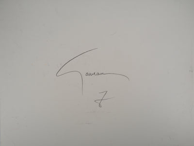 Claude GAVEAU : Nue sur le rocher, Dessin original (photo de détail 3) - Crédit photo : Galerie Art.Paris