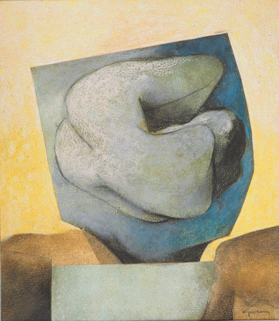 Claude GAVEAU : Modèle en équilibre, Dessin original (vue générale) - Crédit photo : Galerie Art.Paris