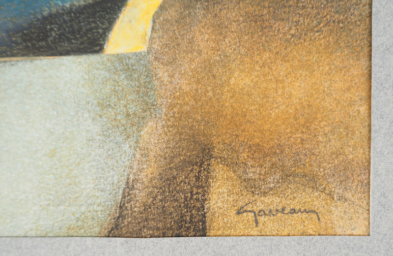Claude GAVEAU : Modèle en équilibre, Dessin original (photo de détail 2) - Crédit photo : Galerie Art.Paris