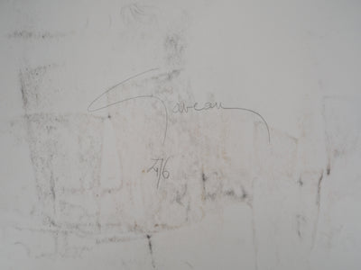 Claude GAVEAU : Paysage abstrait, Dessin original (photo de détail 6) - Crédit photo : Galerie Art.Paris