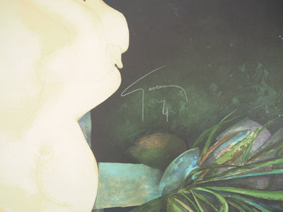 Claude GAVEAU : Oiseaux de nuit, Dessin original (photo de détail 6) - Crédit photo : Galerie Art.Paris