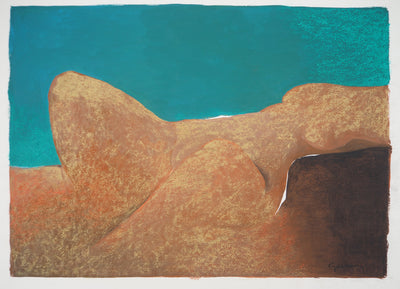 Claude GAVEAU : Nu abstrait, Dessin original (vue générale) - Crédit photo : Galerie Art.Paris
