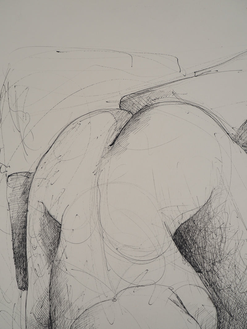 Claude GAVEAU : Femme nue, Dessin original (photo de détail 5) - Crédit photo : Galerie Art.Paris