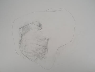 Claude GAVEAU : Souffle sur la nuque, Dessin original (vue générale) - Crédit photo : Galerie Art.Paris