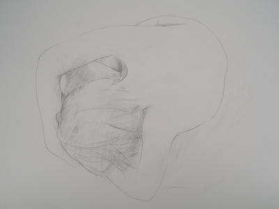 Claude GAVEAU : Souffle sur la nuque, Dessin original (photo de détail 3) - Crédit photo : Galerie Art.Paris