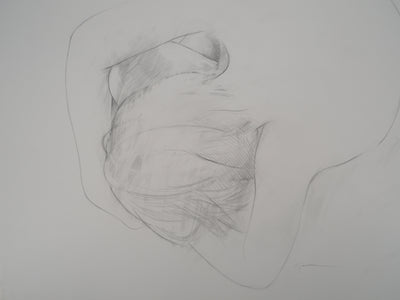 Claude GAVEAU : Souffle sur la nuque, Dessin original (photo de détail 4) - Crédit photo : Galerie Art.Paris