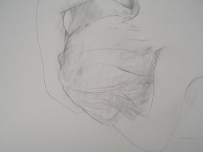 Claude GAVEAU : Souffle sur la nuque, Dessin original (photo de détail 6) - Crédit photo : Galerie Art.Paris