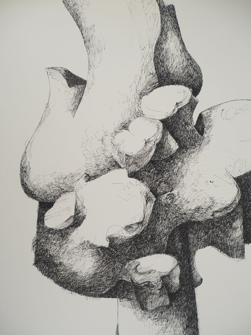 Claude GAVEAU : Le bouquet, Dessin original (photo de détail 4) - Crédit photo : Galerie Art.Paris