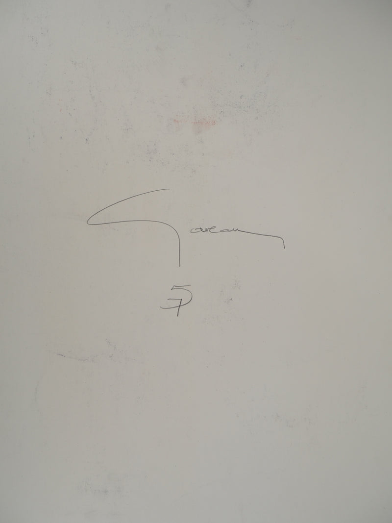 Claude GAVEAU : Le bouquet, Dessin original (photo de détail 7) - Crédit photo : Galerie Art.Paris