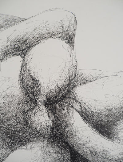 Claude GAVEAU : Contact brut, Dessin original (photo de détail 4) - Crédit photo : Galerie Art.Paris