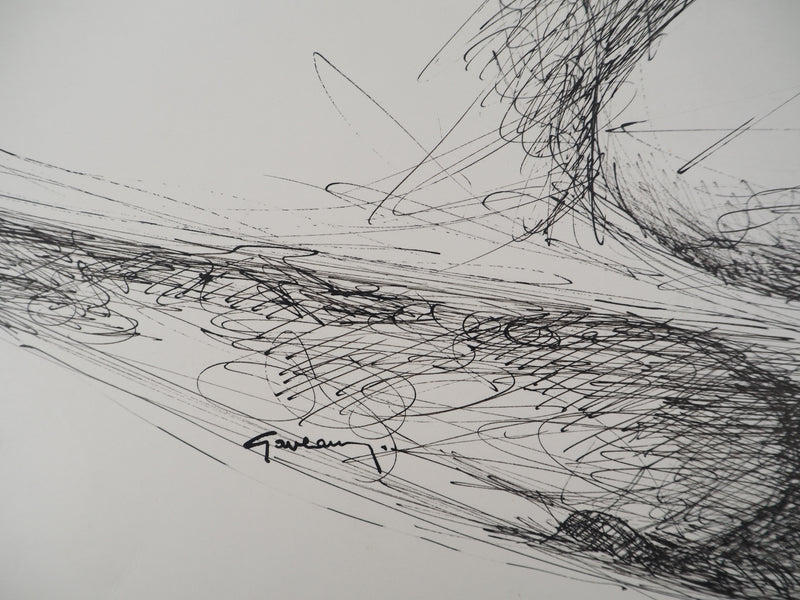 Claude GAVEAU : Contact brut, Dessin original (photo de détail 6) - Crédit photo : Galerie Art.Paris