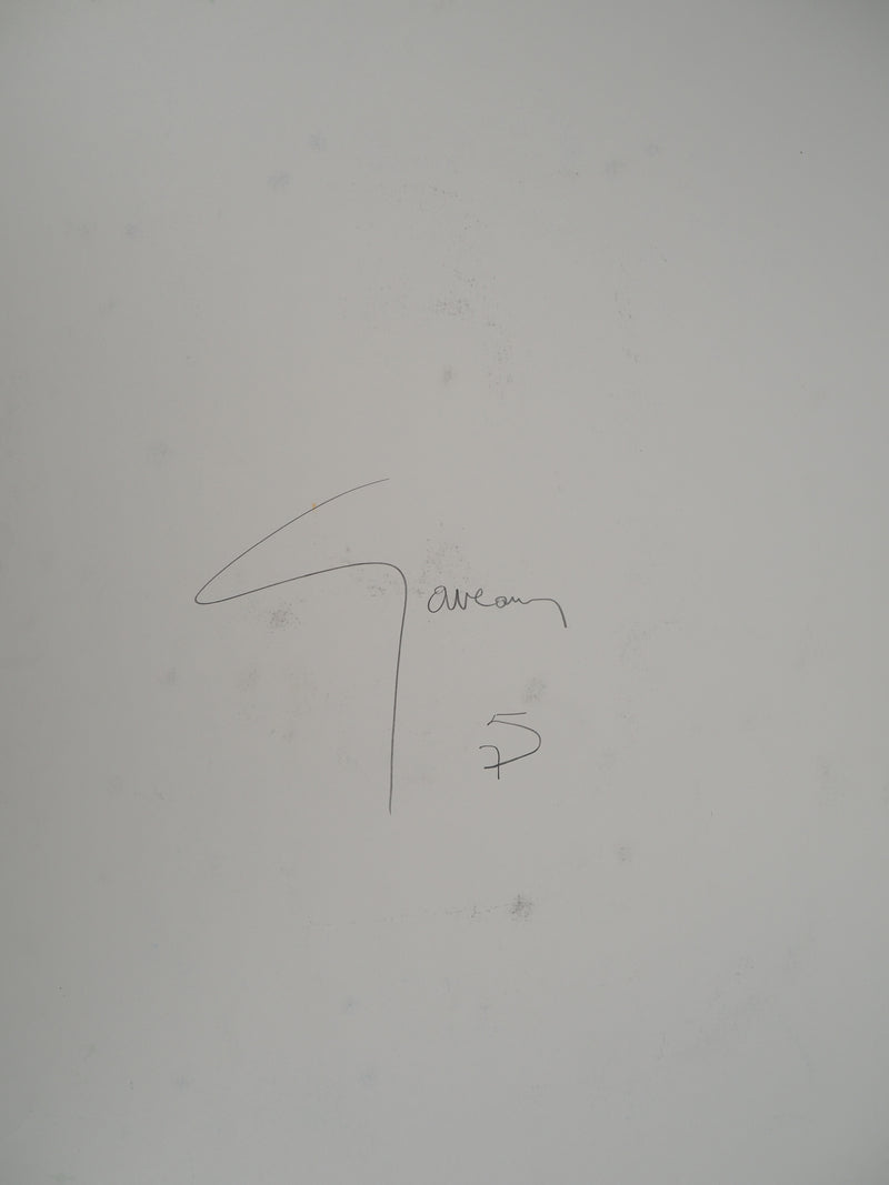 Claude GAVEAU : Étreinte minérale, Dessin original (photo de détail 6) - Crédit photo : Galerie Art.Paris