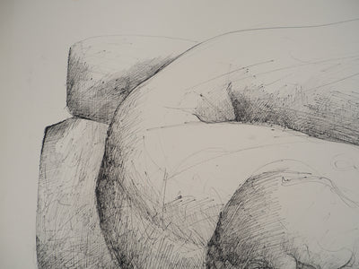 Claude GAVEAU : Forme ancrée, Dessin original (photo de détail 6) - Crédit photo : Galerie Art.Paris