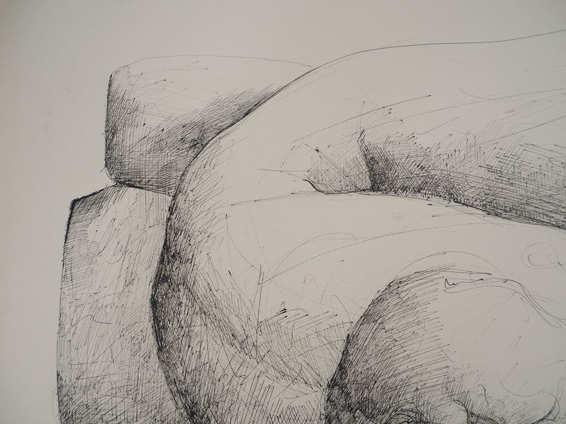 Claude GAVEAU : Forme ancrée, Dessin original (photo de détail 6) - Crédit photo : Galerie Art.Paris