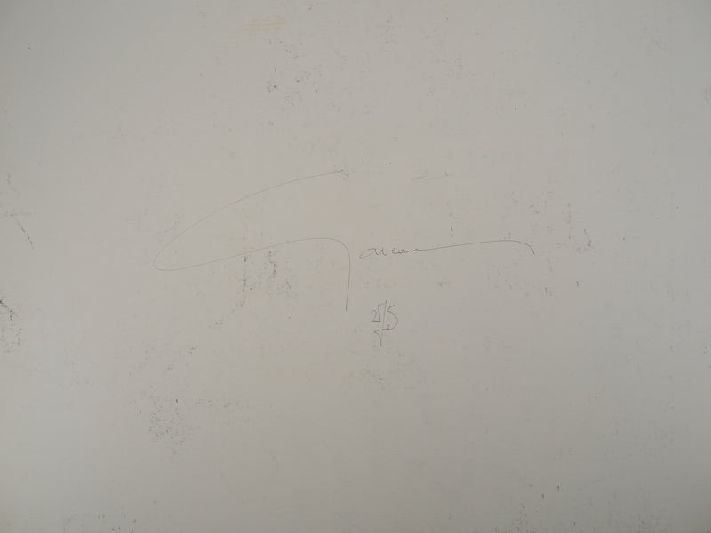 Claude GAVEAU : Forme ancrée, Dessin original (photo de détail 7) - Crédit photo : Galerie Art.Paris