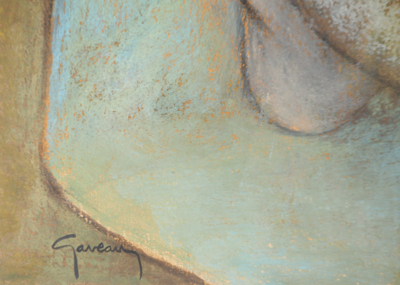 Claude GAVEAU : Corps paysage, Dessin original (photo de détail 2) - Crédit photo : Galerie Art.Paris
