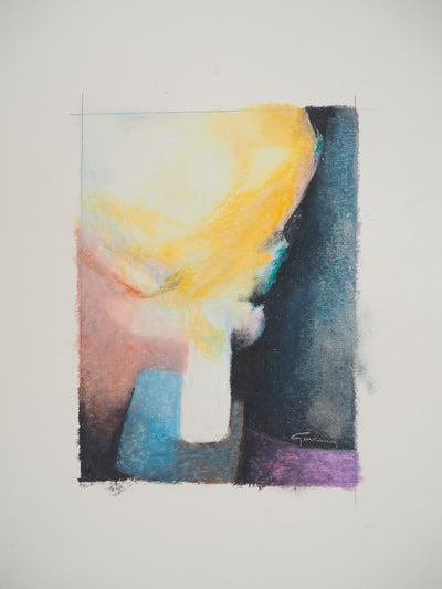 Claude GAVEAU : Floraison intérieure, Dessin original (photo de détail 3) - Crédit photo : Galerie Art.Paris