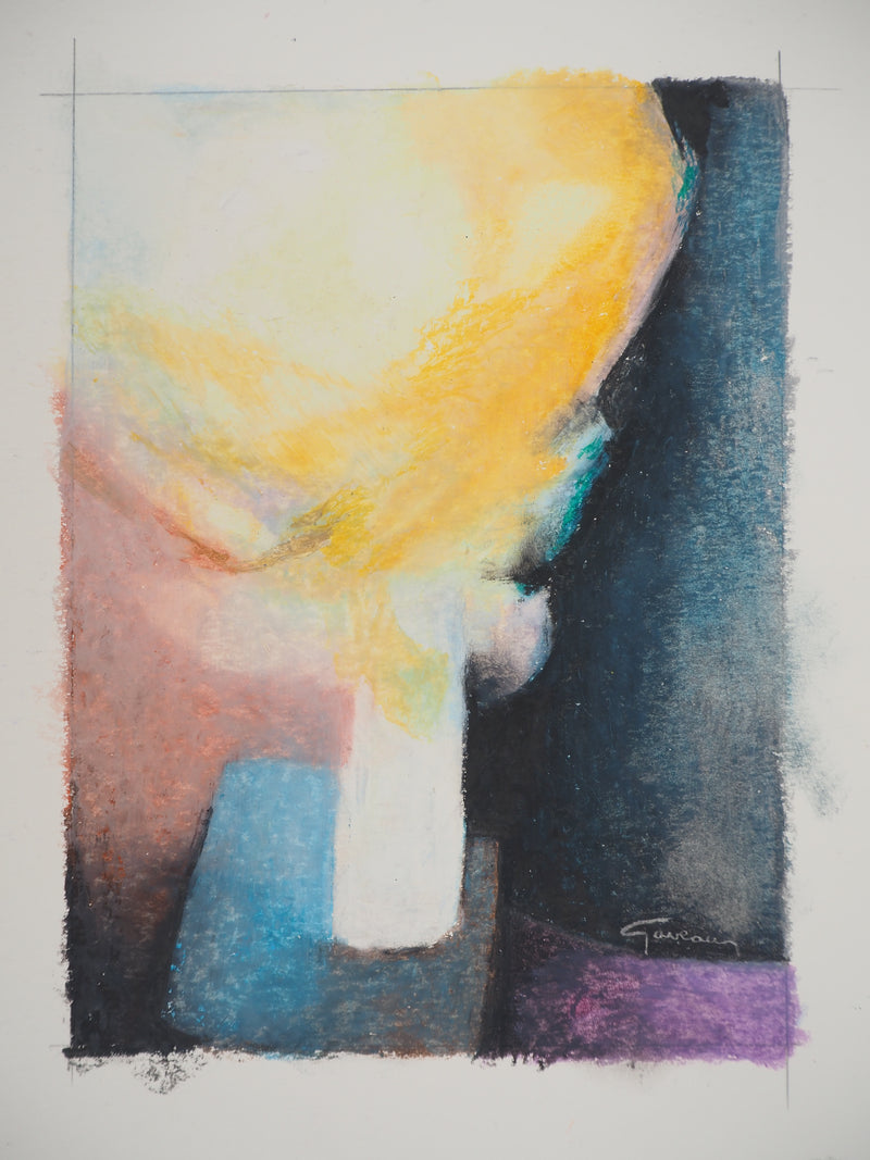 Claude GAVEAU : Floraison intérieure, Dessin original (vue générale) - Crédit photo : Galerie Art.Paris
