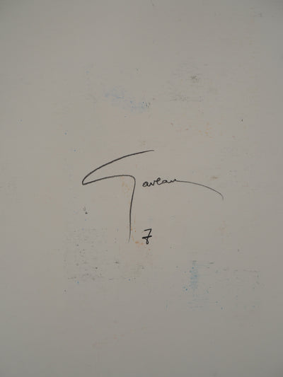 Claude GAVEAU : Floraison intérieure, Dessin original (photo de détail 2) - Crédit photo : Galerie Art.Paris