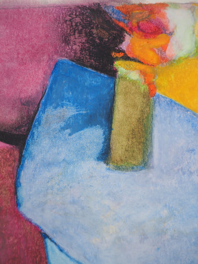 Claude GAVEAU : Nature morte au bouquet, Dessin original (photo de détail 5) - Crédit photo : Galerie Art.Paris