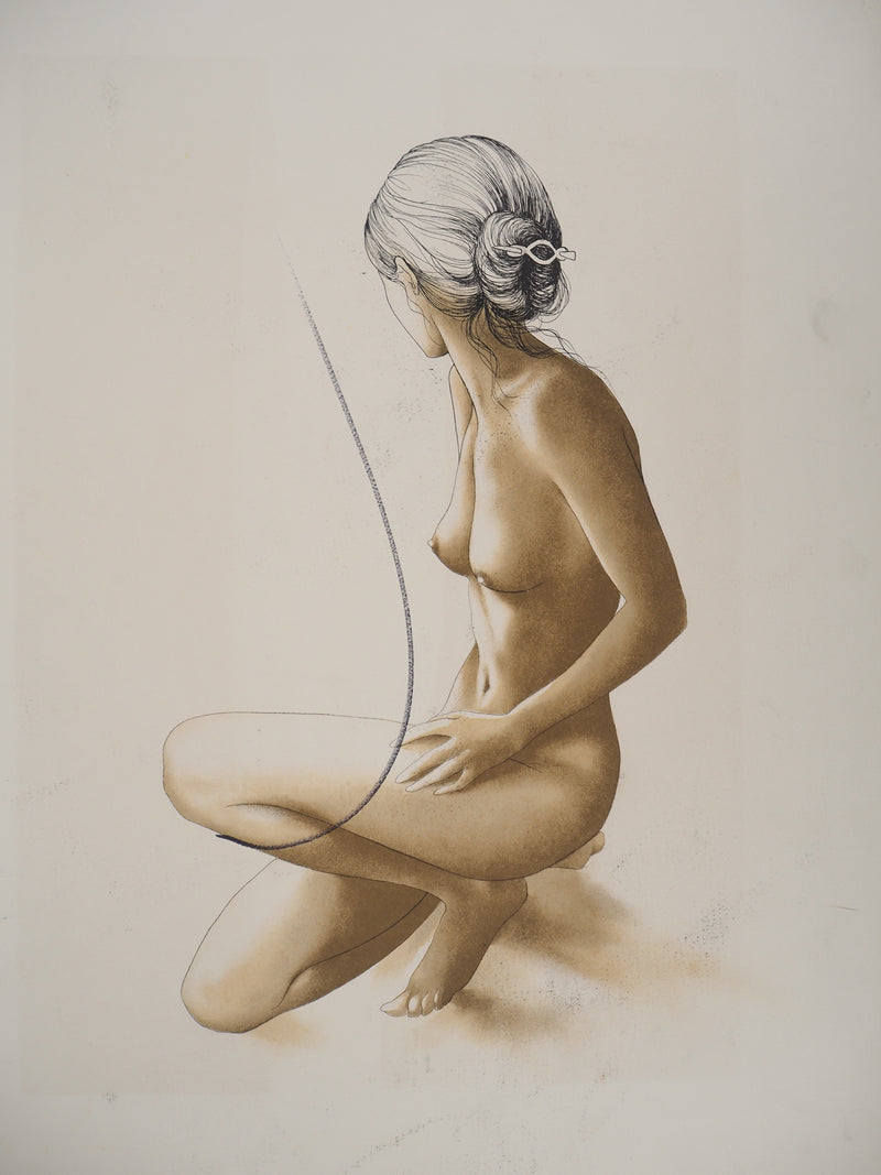 Claude GAVEAU : Les dunes invisibles, Dessin original (photo de détail 7) - Crédit photo : Galerie Art.Paris