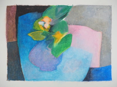 Claude GAVEAU : Silence en pétales, Dessin original (vue générale) - Crédit photo : Galerie Art.Paris