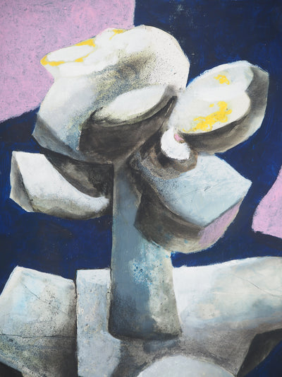 Claude GAVEAU : Sculpture florale, Dessin original (photo de détail 4) - Crédit photo : Galerie Art.Paris