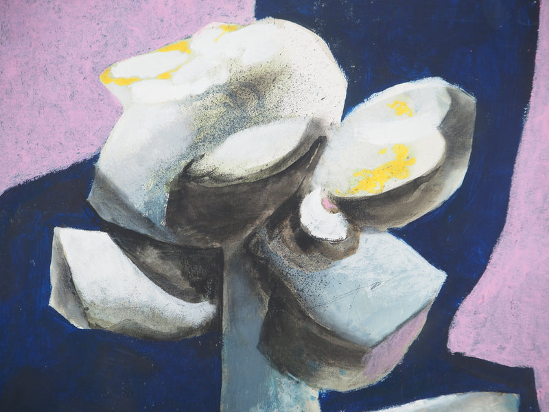 Claude GAVEAU : Sculpture florale, Dessin original (photo de détail 5) - Crédit photo : Galerie Art.Paris