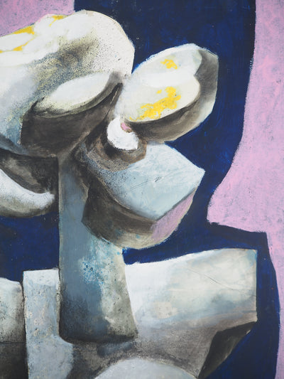 Claude GAVEAU : Sculpture florale, Dessin original (photo de détail 6) - Crédit photo : Galerie Art.Paris