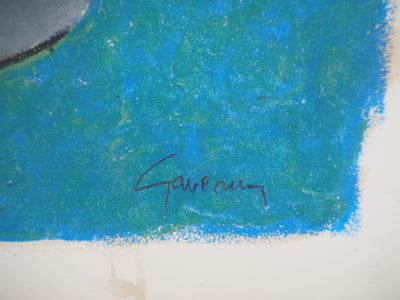 Claude GAVEAU : Fleurs sculpturales, Dessin original (photo de détail 2) - Crédit photo : Galerie Art.Paris