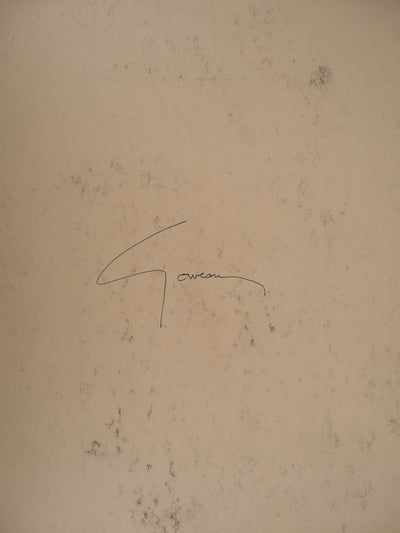 Claude GAVEAU : Fleurs sculpturales, Dessin original (photo de détail 7) - Crédit photo : Galerie Art.Paris