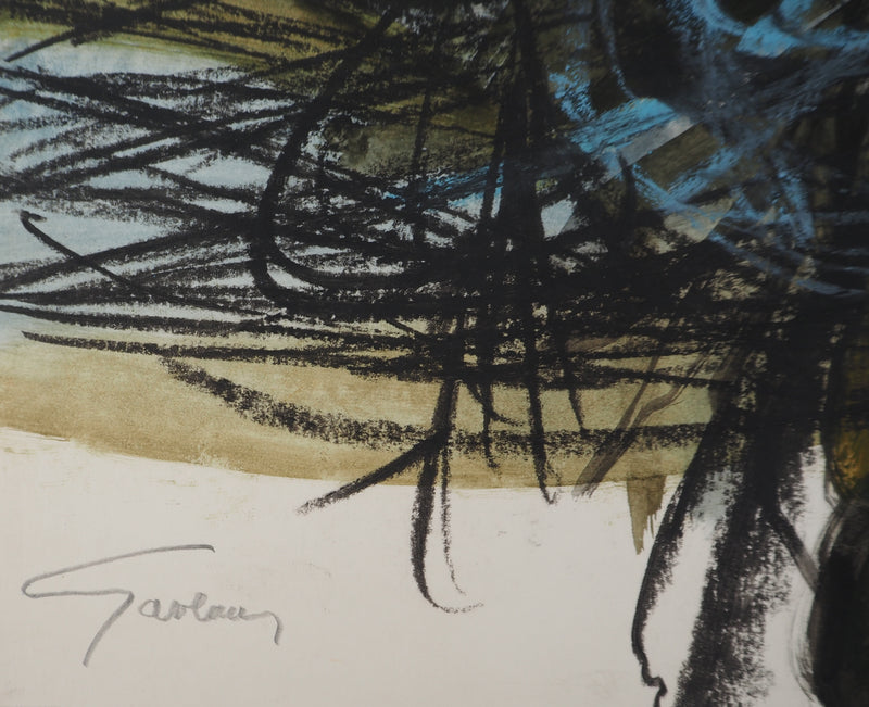 Claude GAVEAU : Nid dans la nuit, Dessin original (photo de détail 2) - Crédit photo : Galerie Art.Paris