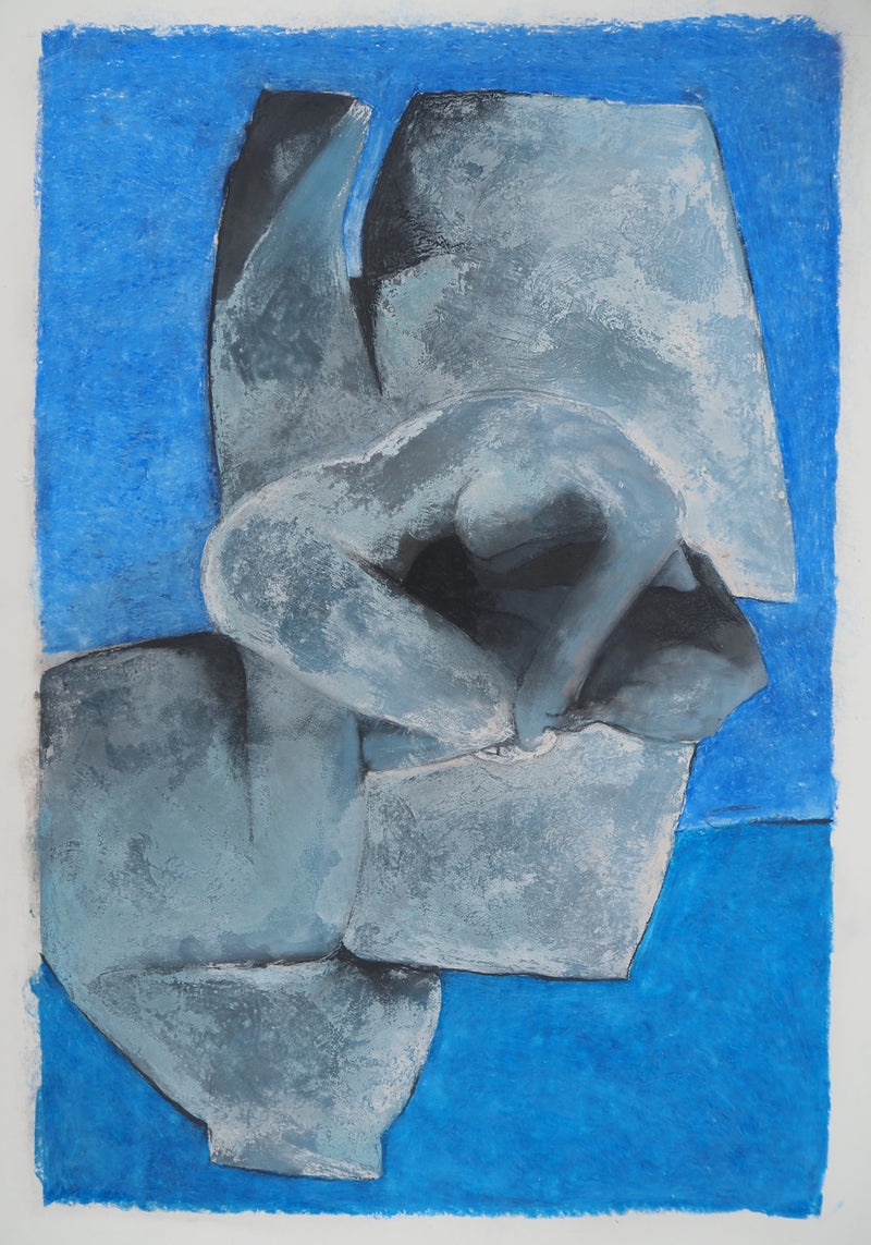 Claude GAVEAU : Repli courbé, Dessin original (vue générale) - Crédit photo : Galerie Art.Paris