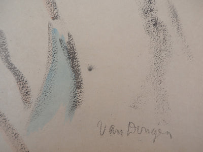Kees VAN DONGEN : Portrait de femme, Lithographie signée