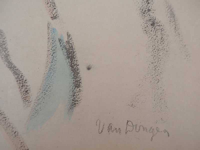 Kees VAN DONGEN : Portrait de femme, Lithographie signée