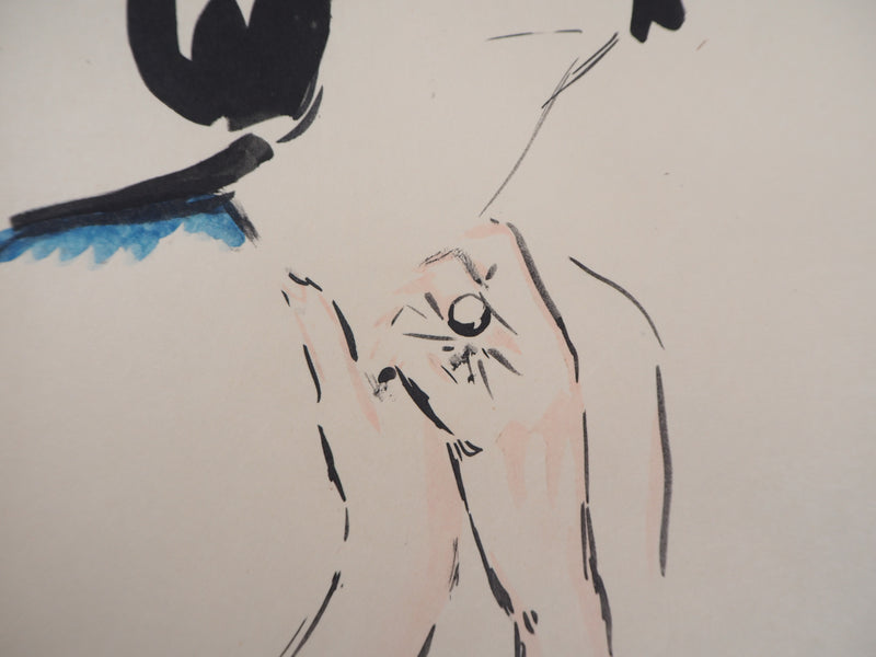 Kees VAN DONGEN : Prière, Lithographie