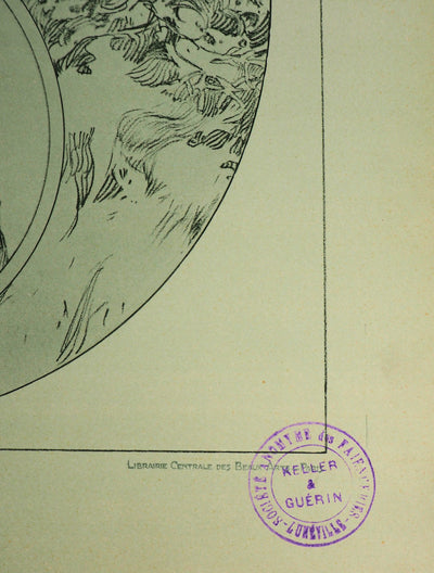Alphonse MUCHA : Les enfants de la forêt, Lithographie originale