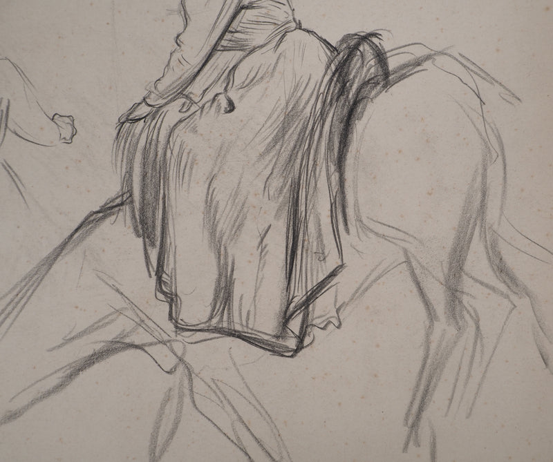 Léopold Franz KOWALSKI : Loren à dos de cheval, c, Dessin original (photo de détail 5) - Crédit photo : Galerie Art.Paris