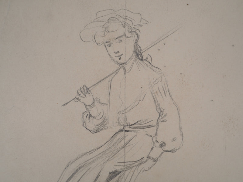 Léopold Franz KOWALSKI : Fillette à l&