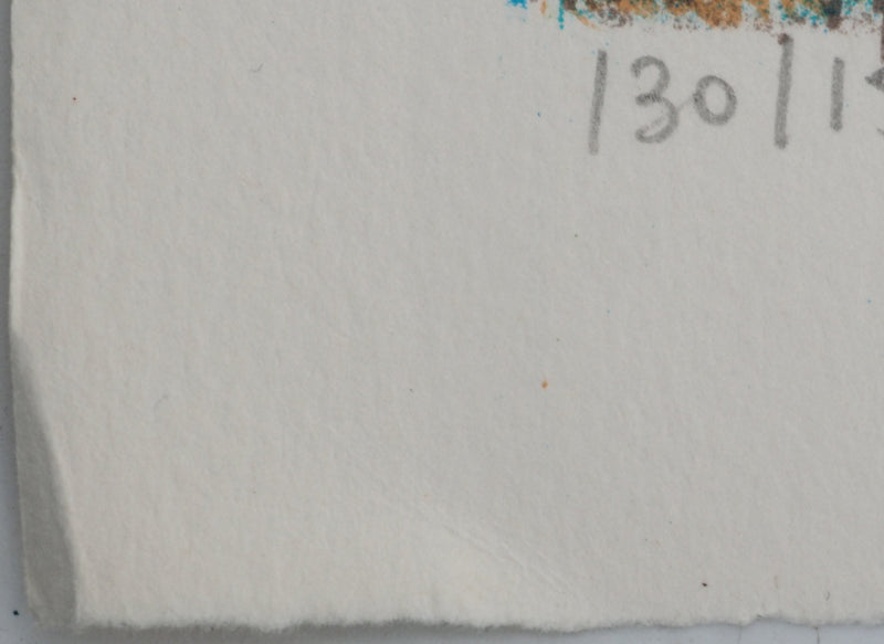 Guy BARDONE : Terrasse en bord de mer, Lithographie originale (photo de détail 7) - Crédit photo : Galerie Art.Paris