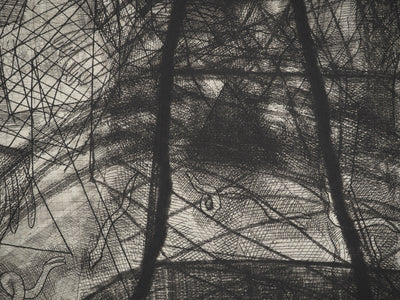 Miguel CONDÉ : La flèche d'amour, Gravure originale (photo de détail 5) - Crédit photo : Galerie Art.Paris
