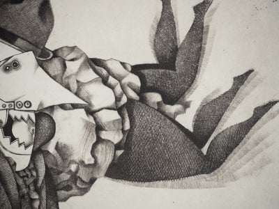 Enrique MARIN MUNOZ : Je vous aime Madame, Gravure originale (photo de détail 5) - Crédit photo : Galerie Art.Paris