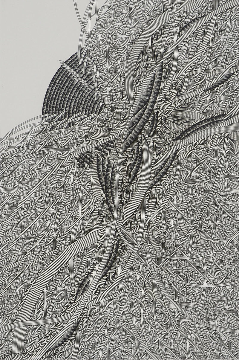Yasuyuki KIHARA : Accumulation, Gravure originale (photo de détail 3) - Crédit photo : Galerie Art.Paris