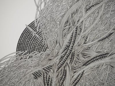 Yasuyuki KIHARA : Accumulation, Gravure originale (photo de détail 4) - Crédit photo : Galerie Art.Paris