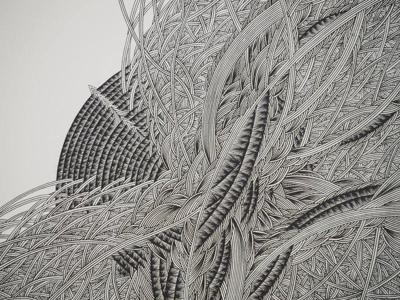 Yasuyuki KIHARA : Accumulation, Gravure originale (photo de détail 4) - Crédit photo : Galerie Art.Paris