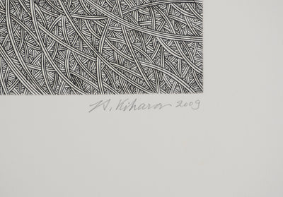 Yasuyuki KIHARA : Accumulation, Gravure originale (photo de détail 2) - Crédit photo : Galerie Art.Paris