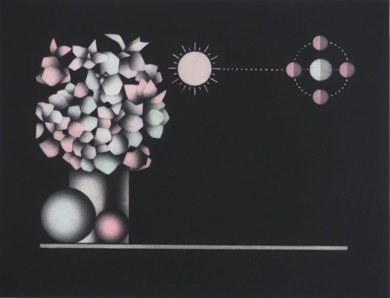 Mario AVATI : Fleurs de lunes, Gravure originale (photo de détail 3) - Crédit photo : Galerie Art.Paris