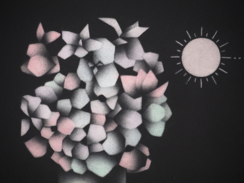 Mario AVATI : Fleurs de lunes, Gravure originale (photo de détail 4) - Crédit photo : Galerie Art.Paris