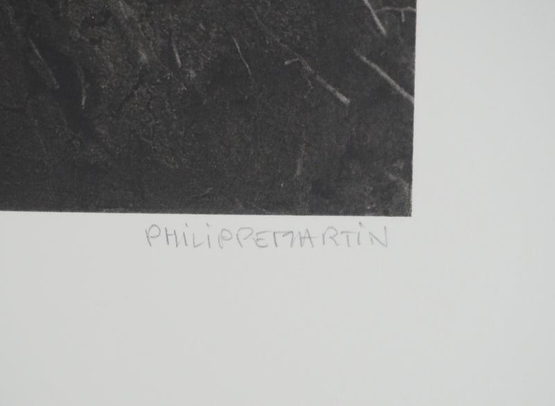 Philippe MARTIN : Racines, Gravure originale (photo de détail 2) - Crédit photo : Galerie Art.Paris
